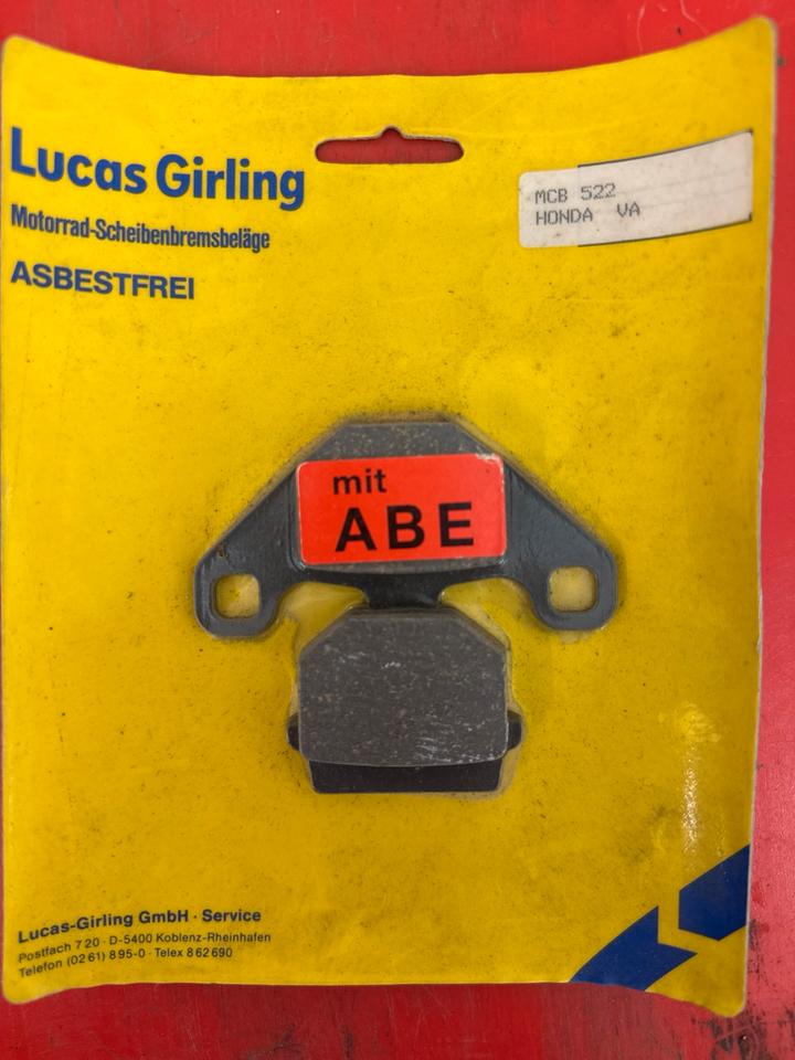 Honda MCX 80 (C940)/ MB 80(C029) Bremsbeläge Lucas MCB 522