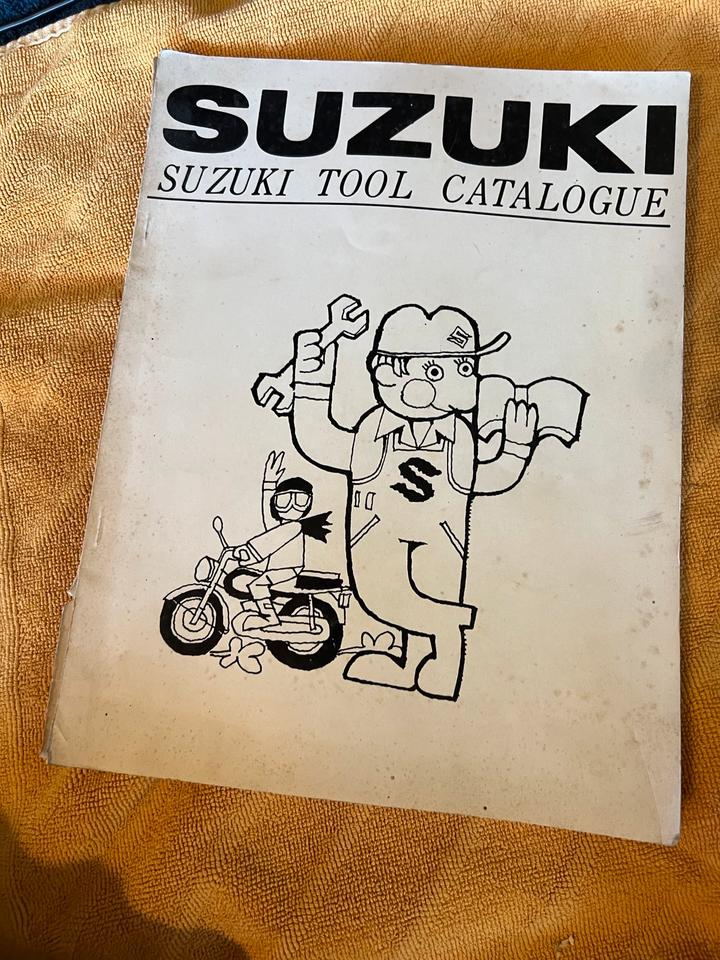 Suzuki Werkzeug Katalog Rarität rg gsxr gt