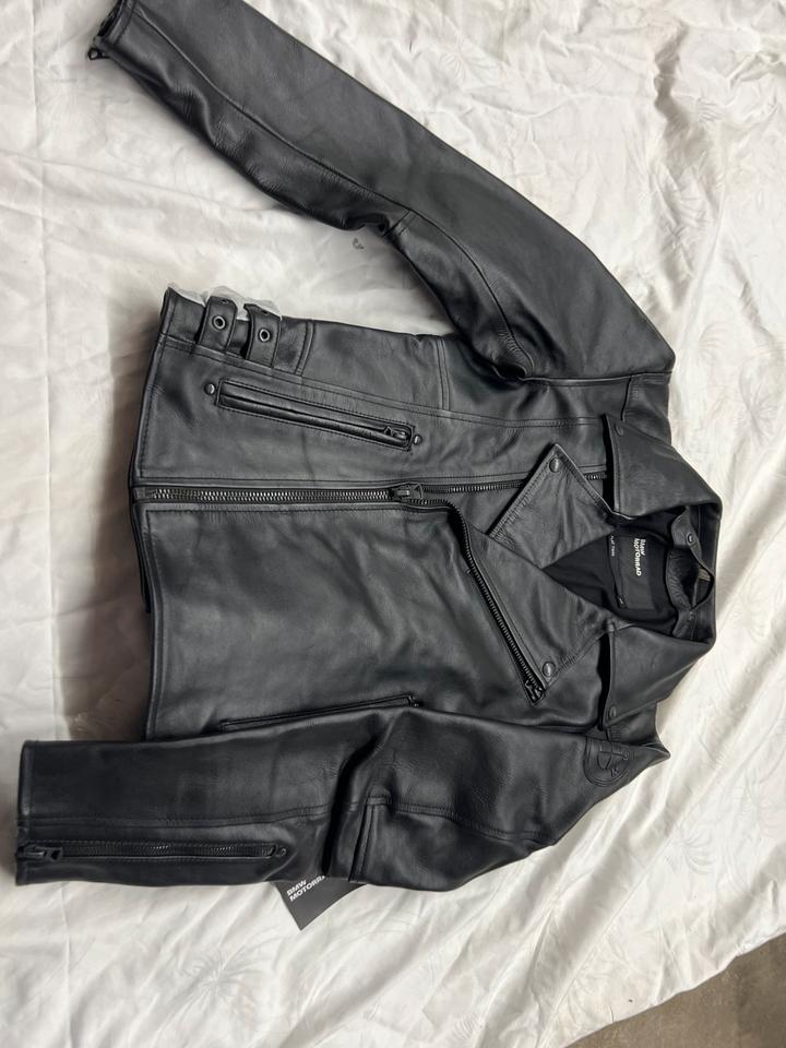 BMW Flat Twin Lederjacke Herren schwarz Gr. XS