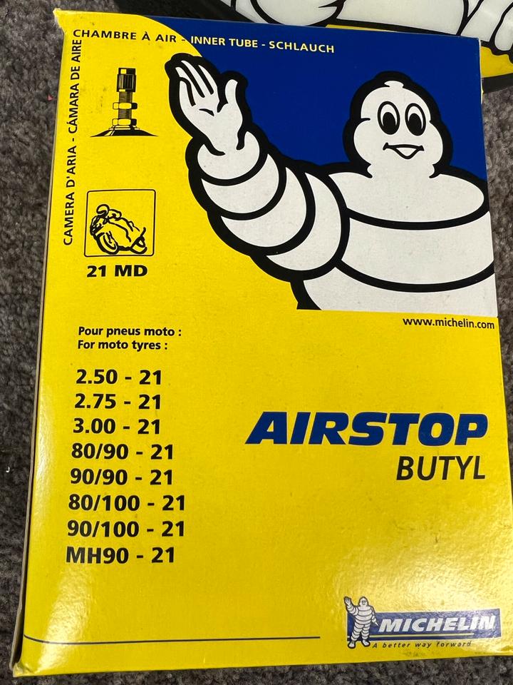 Schlauch Michelin 3.00-21 90/100-21 90/90-21 neu 15€