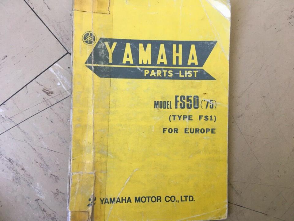 Ersatzteileliste Yamaha FS 50 45€