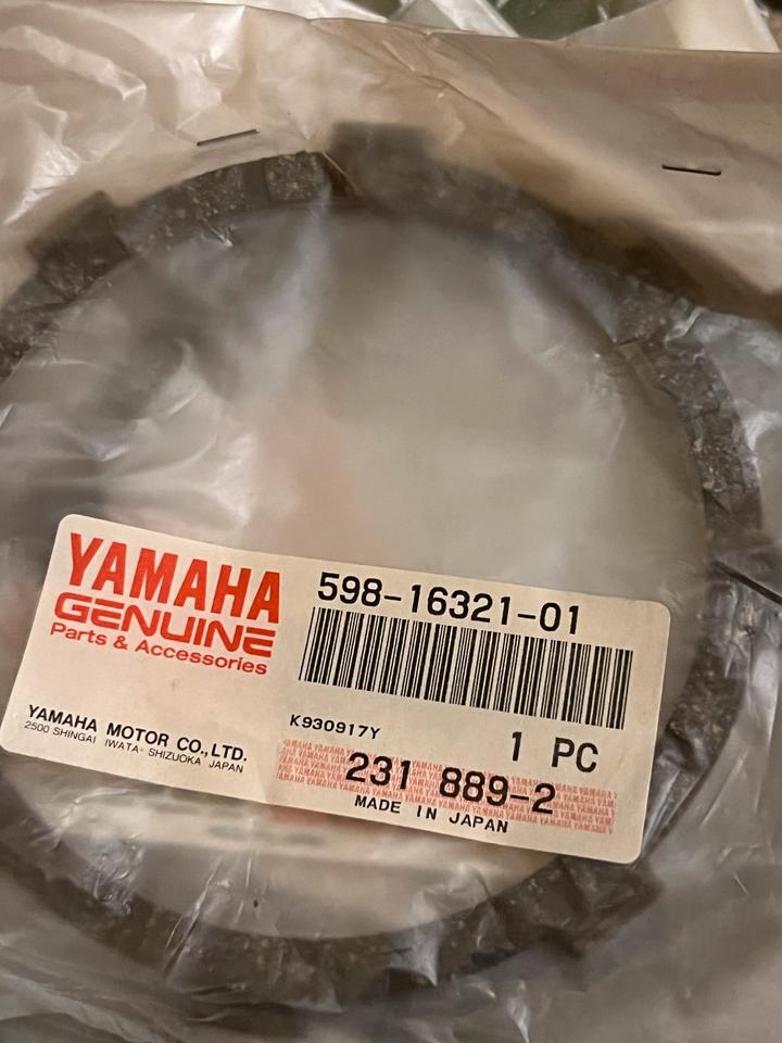 Yamaha XT 125 Kupplungsbeläge Kupplung 598-16321-01