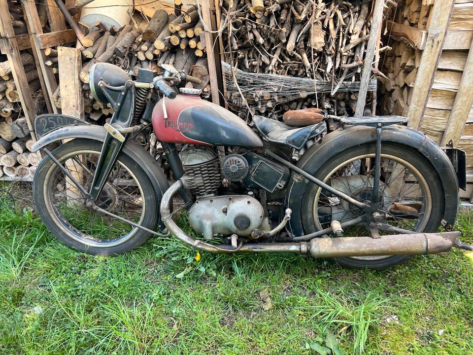 Triumph BD 250 Wehrmacht Scheunenfund 6000€