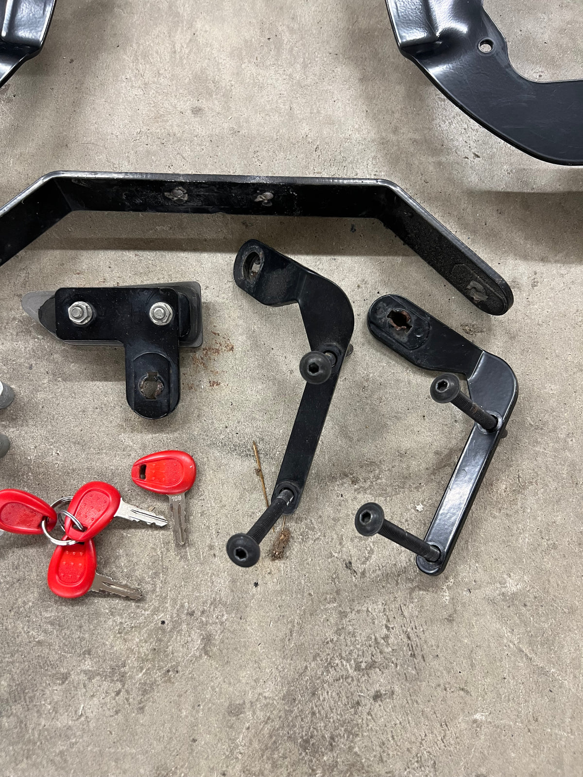 Honda CBF1000 2006 Koffersatz Gepäckträger Set komplett