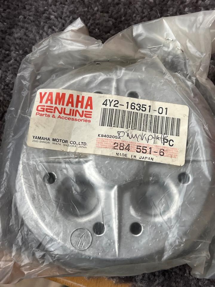 YAMAHA DT8OLC DRUCKPLATTE KUPPLUNG 4Y2-16351-01.