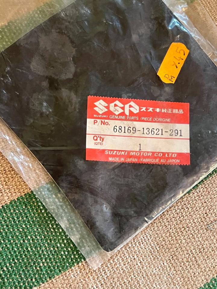 Suzuki TS 50 Aufkleber 68168-13621-291 neu