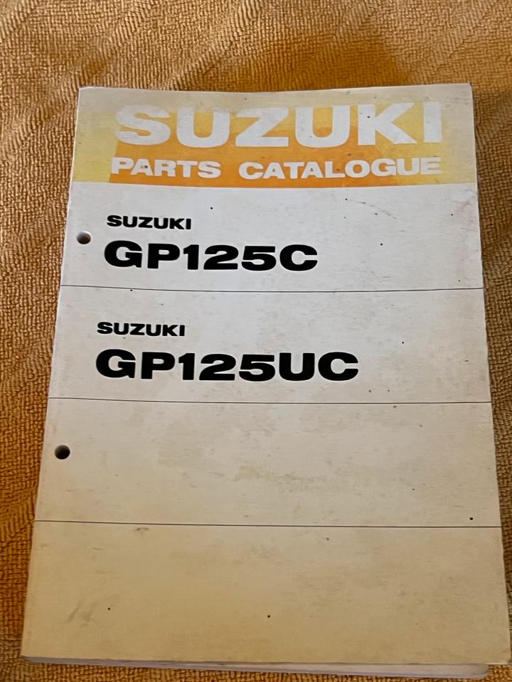 Suzuki GP125C GP125UC Ersatzteilkatalog Parts Catalogue