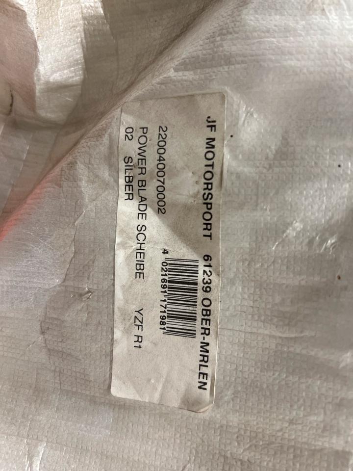 Yamaha R1 Windschild Silber neu 50€ rn09 2002