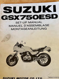 Suzuki GSX 750 Montage Anleitung Werkstatt Handbuch