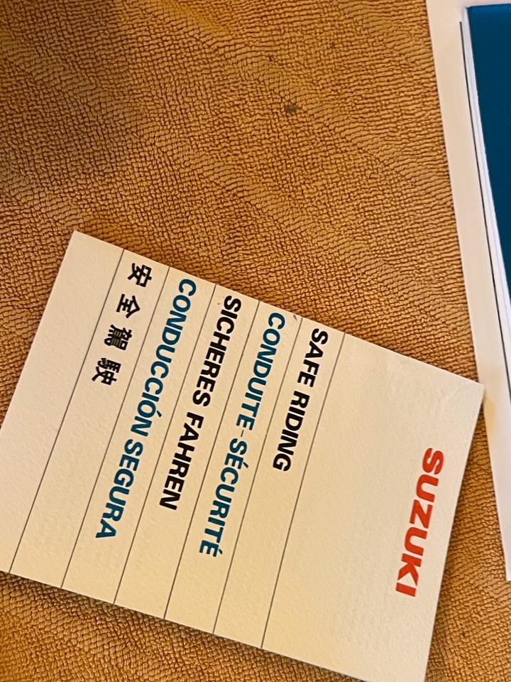 Suzuki GS 1000 bediengsanleitung Handbuch neu