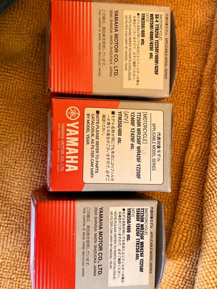 Yamaha TT250 WR 250 YZ400 YZ 426 Ölfilter 1UY-13440-02