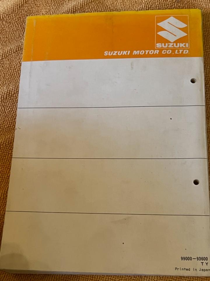 Suzuki TS125C2 Ersatzteilkatalog Parts Catalogue Original