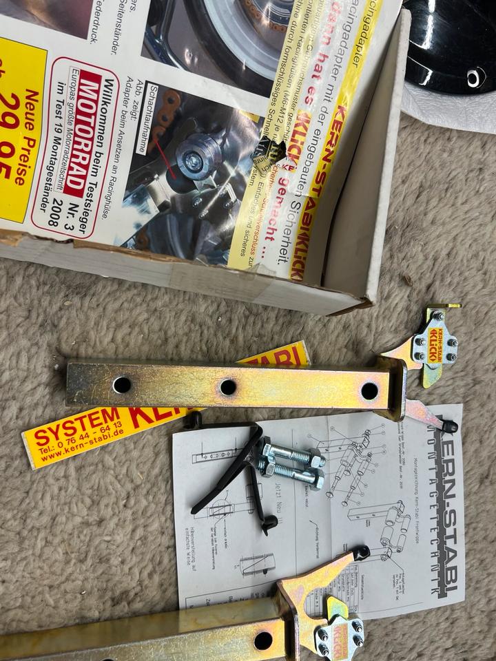 Kern Stabi racing Adapter für Hinterrad Ständer neu 40€