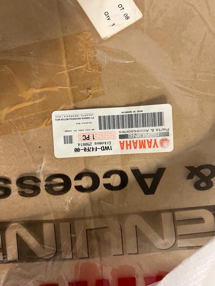 Yamaha R 3 R25 Soziussitz Abdeckung neu 1WD-F47F0-00