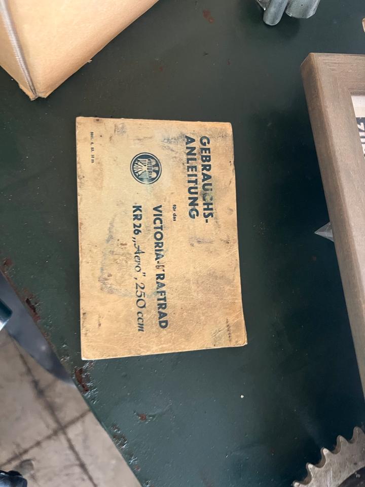 Victoria kr26 aero Bedienungsanleitung Orginal 50€