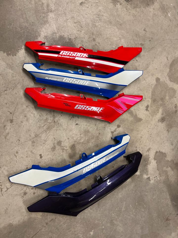 Suzuki GS 500 E Seitendeckel hinten rechts links je 50€