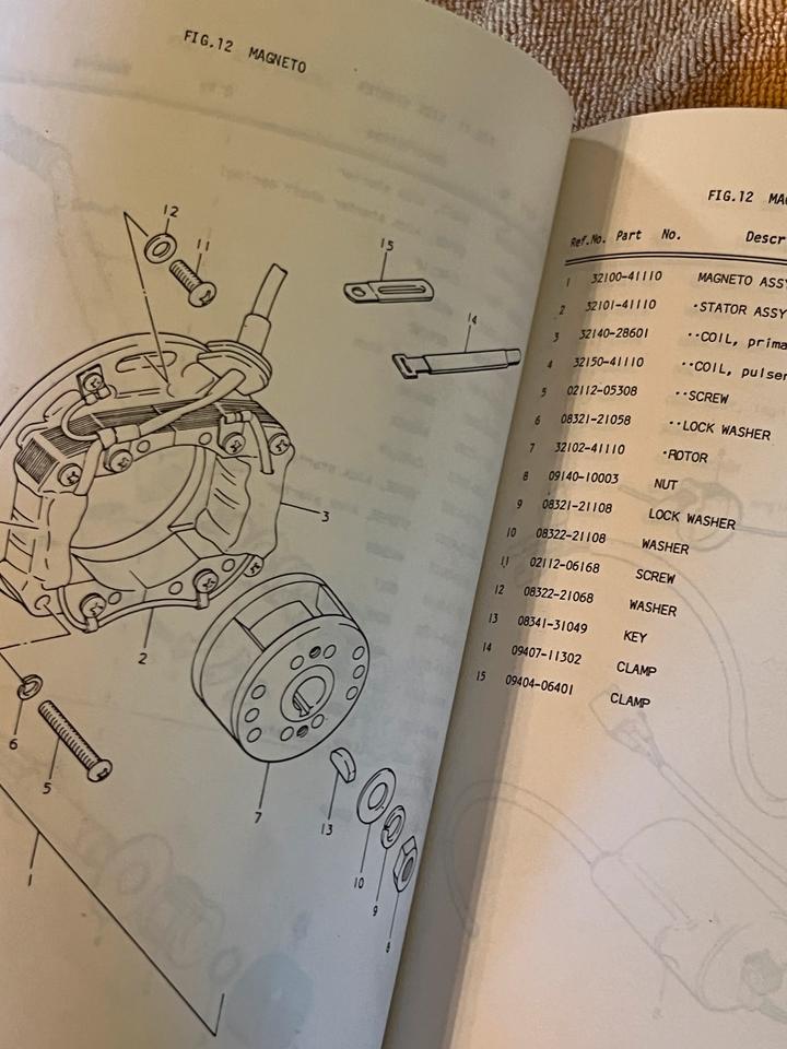 Suzuki RM370A Ersatzteilkatalog Motorrad