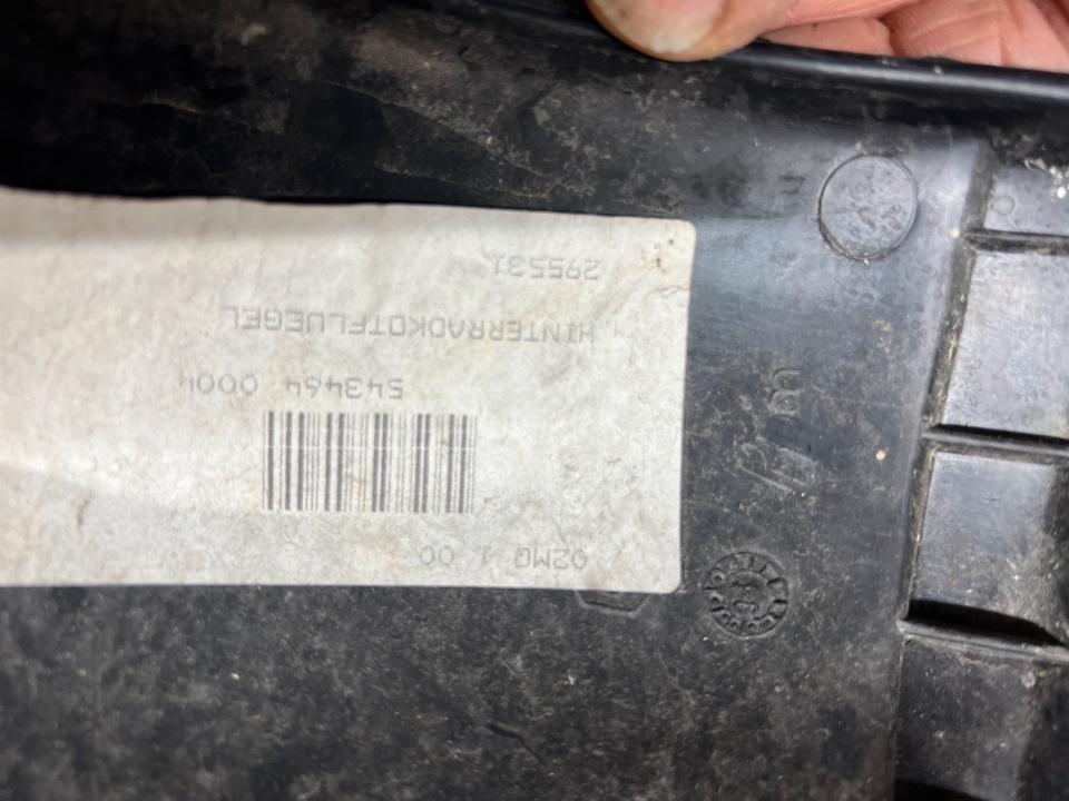 Piaggio sfera kotflügl hinten 295531 neu 10€