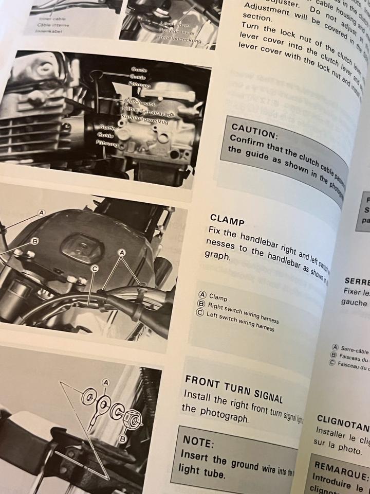 Suzuki GSX 750 Montage Anleitung Werkstatt Handbuch