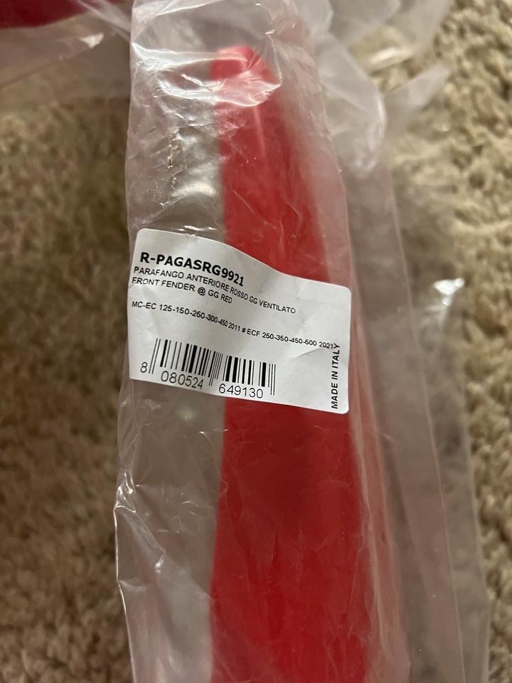 Kotflügel neu gasgas 125 250 mc ec R-PAGASRG9921 30€