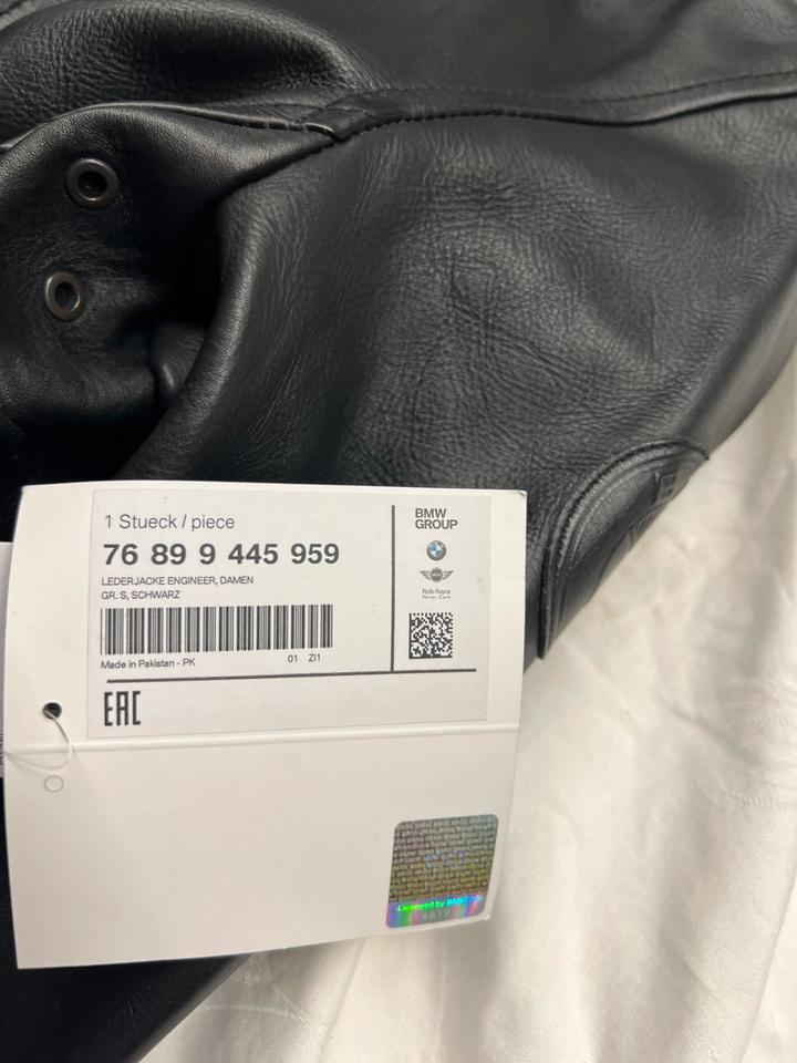 BMW Lederjacke Engineer Damen Größe S