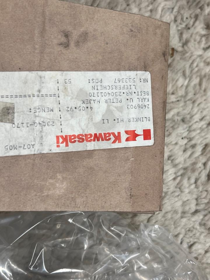 Kawasaki GPX 600 R Original Blinker hinten links 23040-1170