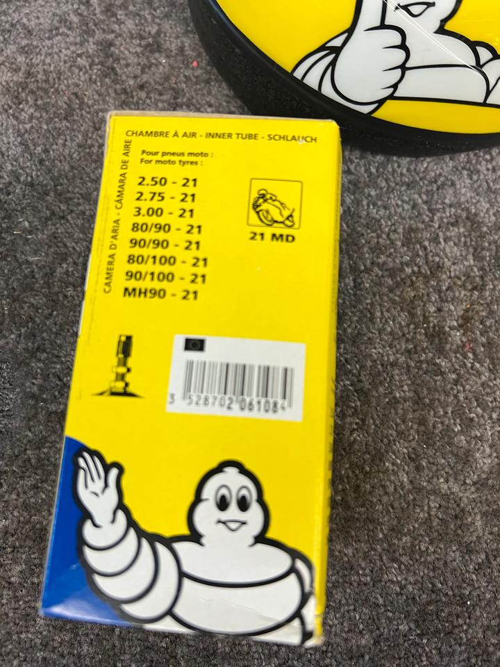 Schlauch Michelin 3.00-21 90/100-21 90/90-21 neu 15€