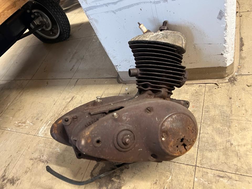 Dkw rt 125 n.A Wehrmacht motor 800€ grauguss
