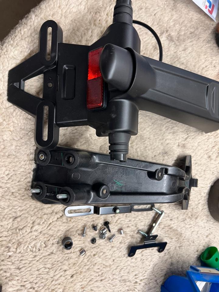 Yamaha R125 yzf 125 Kennzeichen Träger Halter