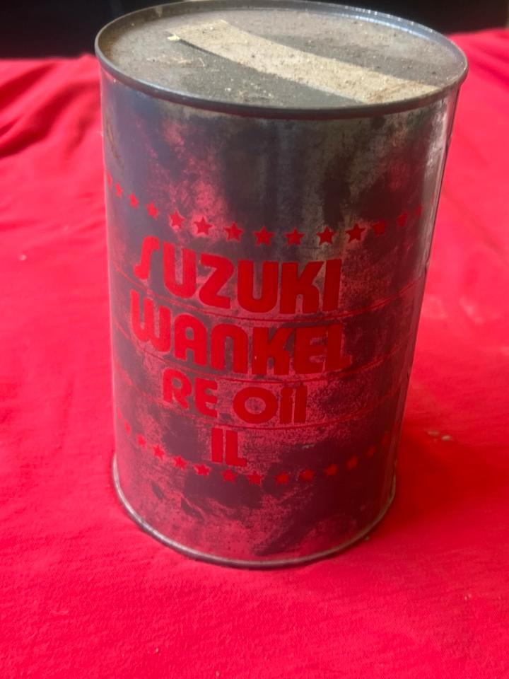 Suzuki RE5 wankel Öl öldose Rarität