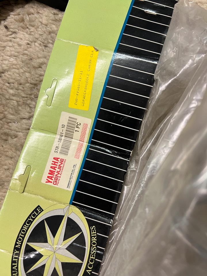Yamaha XVS 650 Gepäckträger Chrom neu 60€