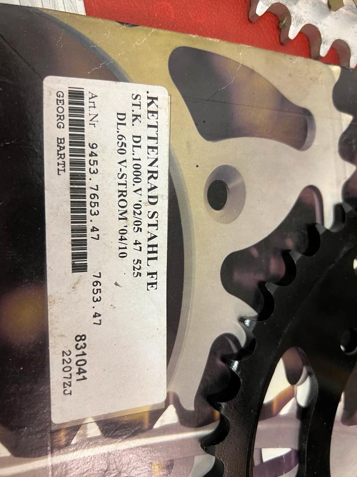 Suzuki DL650 1000 VStrom 650 1000 kettenrad 47Z 525 neu 20€