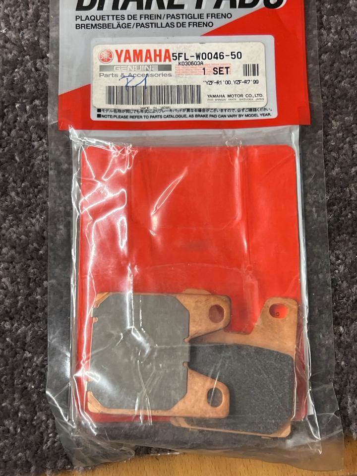 Yamaha R1 00 R7 1999 Bremsbeläge 15€ 5FL-W0046-50