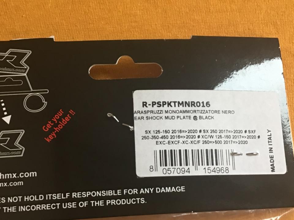 Ktm gasr-pspktmnr016 Stoßdämpferschutz KTM gasgas 125 250 neu 19€