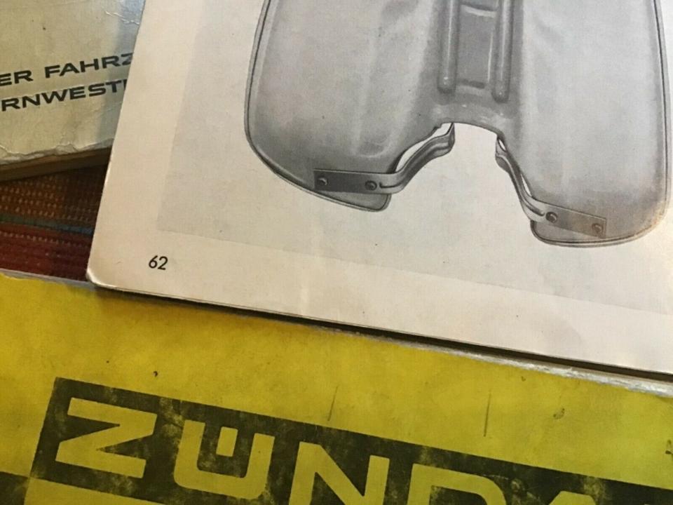 Zündapp Mofa Moped typ 444 Ersatzteilliste 40€