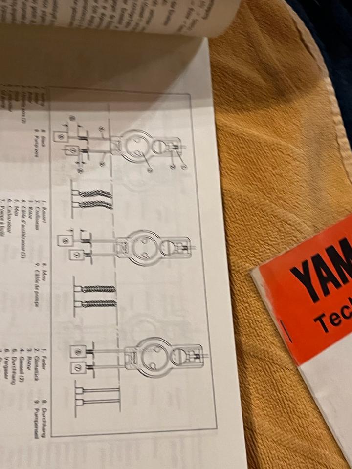 Yamaha FS1 Wartungsanleitung 1Y0-28197-81