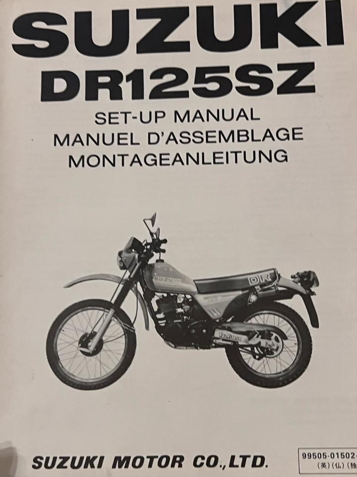 Suzuki DR 125 SZ Montage-Anleitung