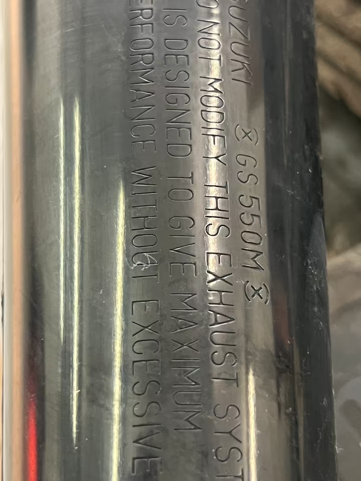 Pot d'échappement Suzuki GS 550 – neuf d'origine (14301-47370)