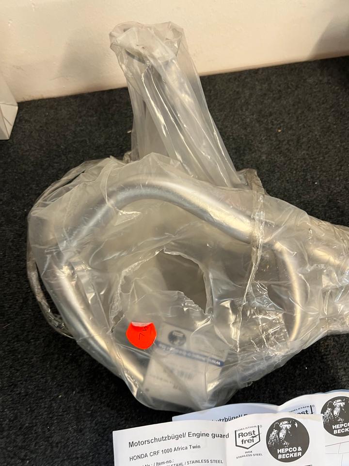 Honda Africa Twin crf 1000 motorschutz Bügel hepco Becker neu