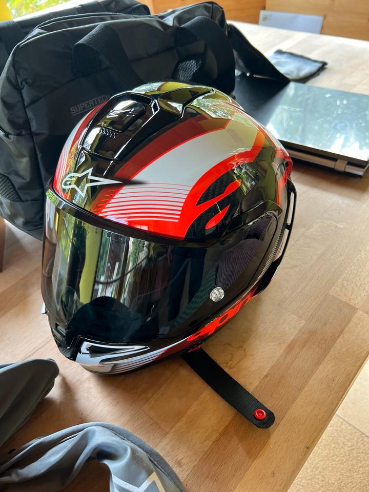 Alpinestar S-R10 Tech Carbon Helm Größe L neu 900€