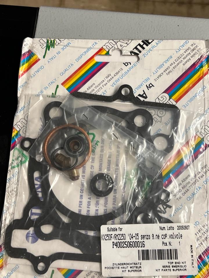 Kawasaki KX 250 Zylinder dichtsatz neu 20€