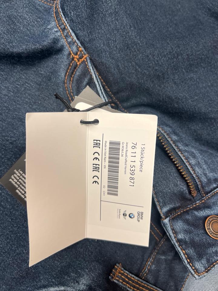 BMW Jeans Hosen neu 76 11 1 539 871 Größe 36/36 Road crafted her