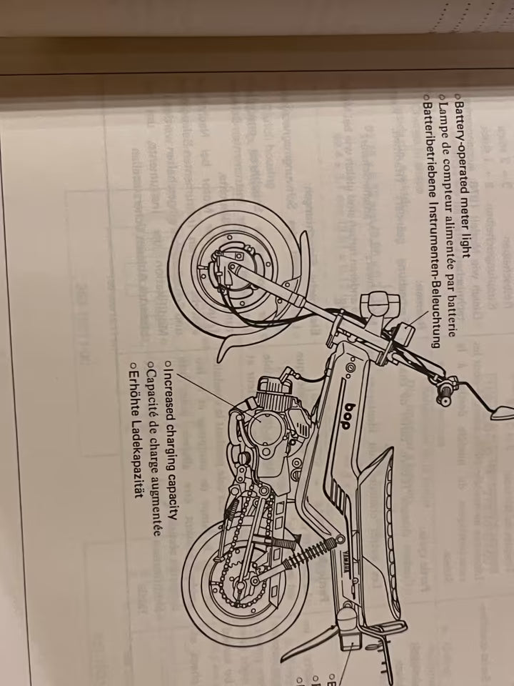 Yamaha Bob 50/LB 50 – Wartungsanleitung (1MB-28197-80)