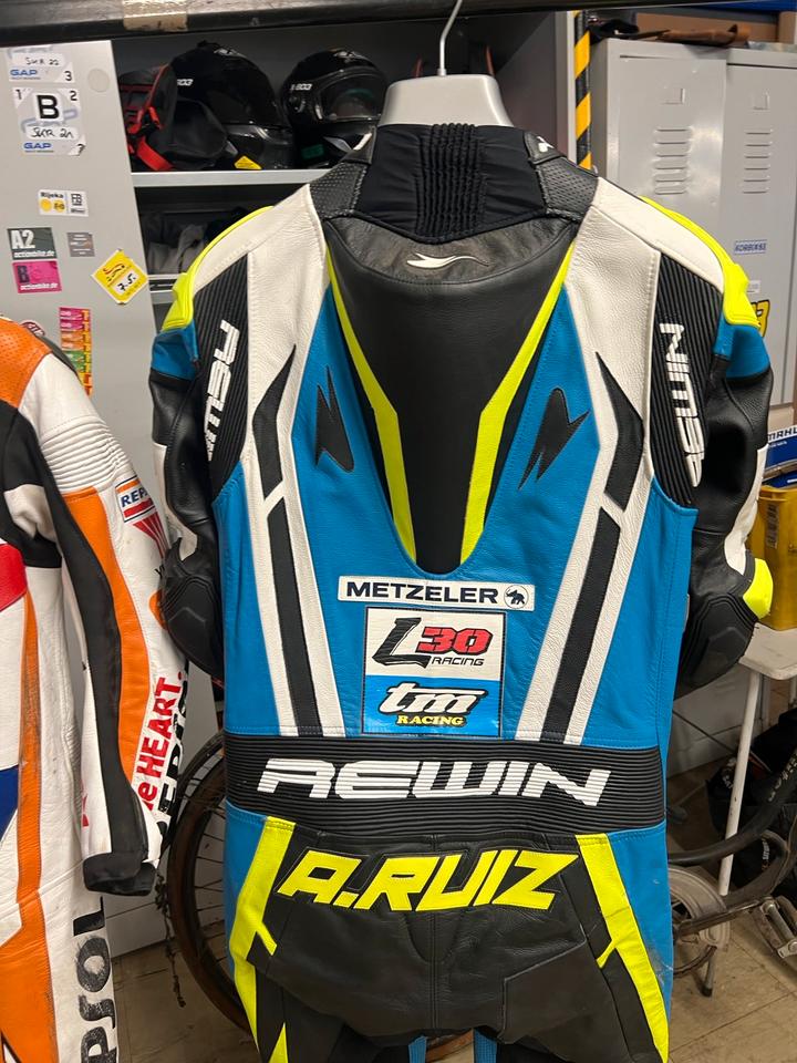 Lederkombi Alex Ruiz supermoto wm 400€