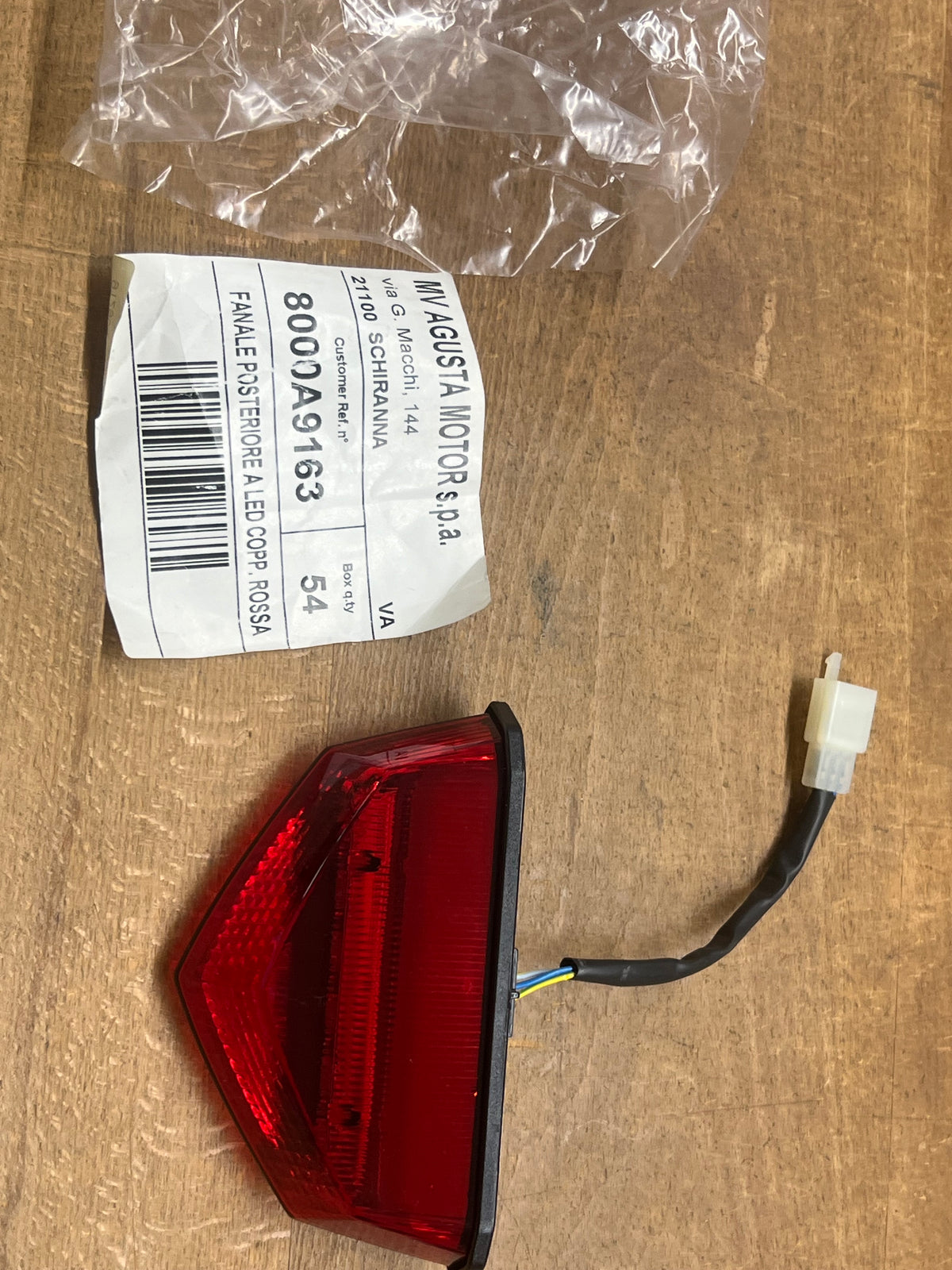 MV Agusta Rücklicht neu 8000A9163 Rivale brutale F3 F4 neu 30€