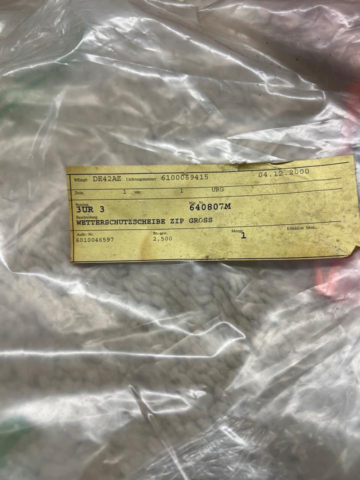 Piaggio zip Windschild Scheibe neu 640807M