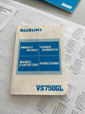 Suzuki VS 750 Fahrer Handbuch Orginal 25€