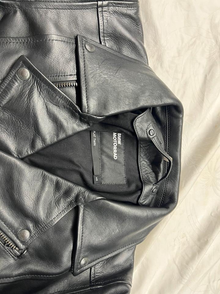 BMW Flat Twin Lederjacke Herren schwarz Gr. XS
