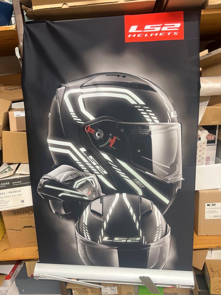 LS2 Helmets Roll-Up Banner Werbebanner