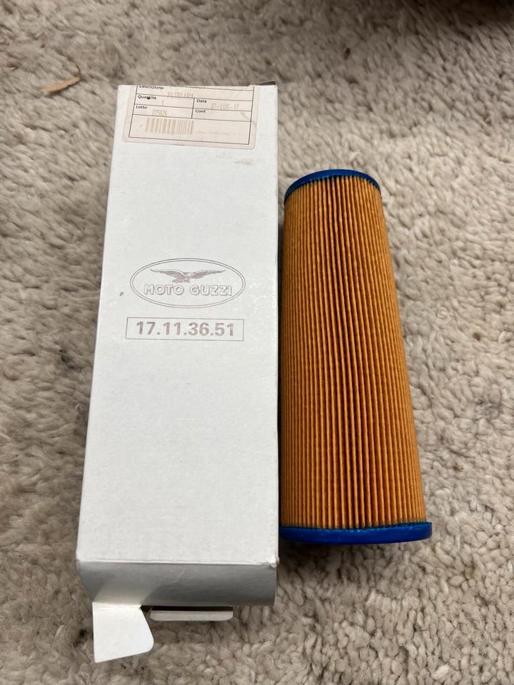 Moto Guzzi v 35 v50 Nevada Luftfilter GU17113651 neu